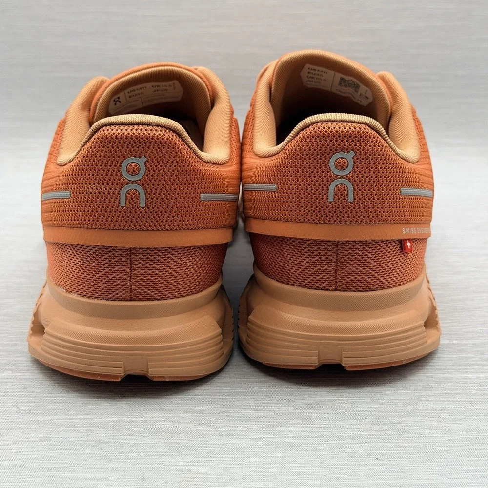 On Cloud 6 Men's 11 Running Shoes Canyon Sandstone Orange Speed Laces